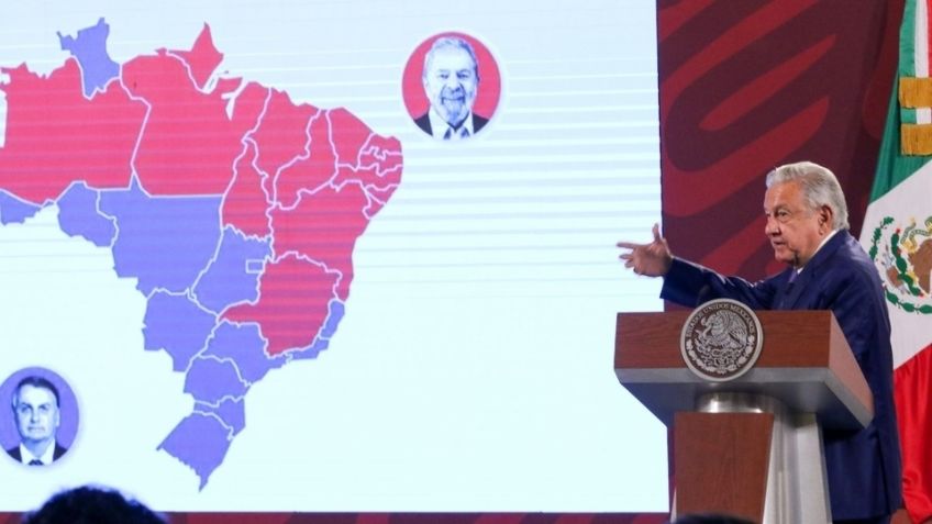 'Mañanera' de AMLO: Presidente felicita al pueblo de Brasil por jornada electoral "ejemplar"
