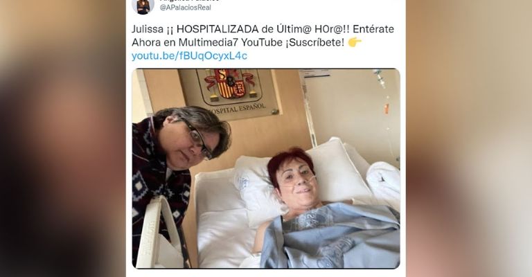 Julissa es operada de emergencia