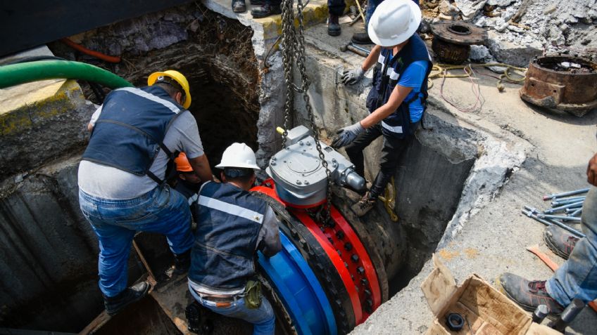 Con mega fuga de agua incluida, termina reparación del Macrocircuito en Estado de México