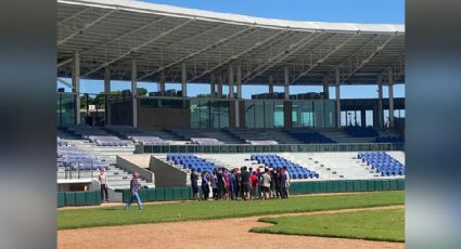 Escuela de béisbol en Ciudad Obregón opera con las instalaciones incompletas; la directora, ausente