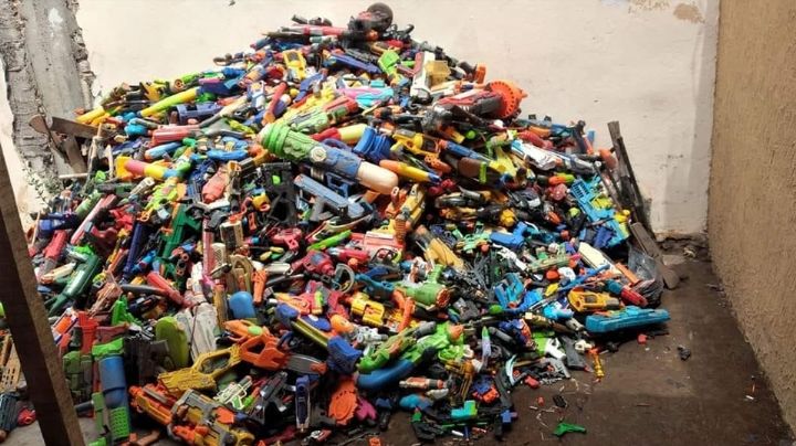 Activismo en Cajeme: Iniciarán mural en Villa Bonita con juguetes bélicos desechados por niños