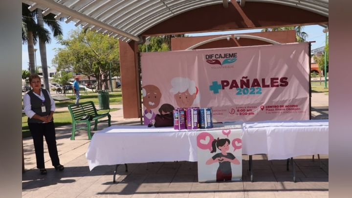 DIF invita a cajemenses a sumarse al 'Pañatón 2022'; finalizará el próximo 31 de octubre