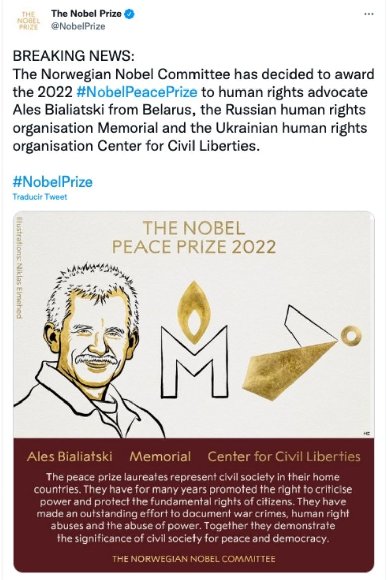 Nobel de la paz 