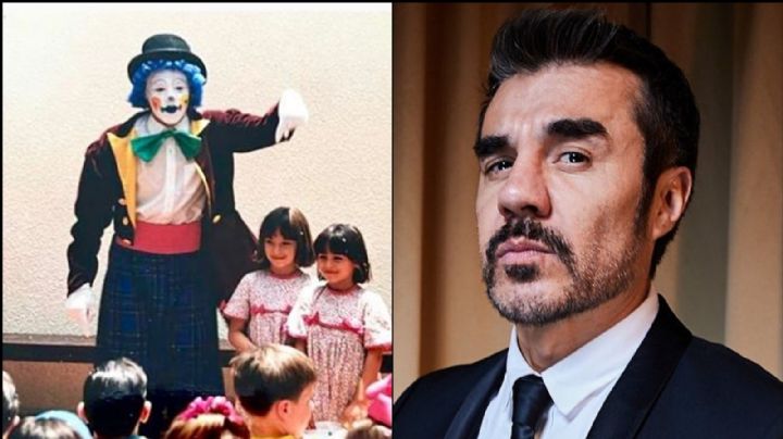 Tras dejar exclusividad de Televisa, exhiben FOTO de actor como payaso de fiestas infantiles