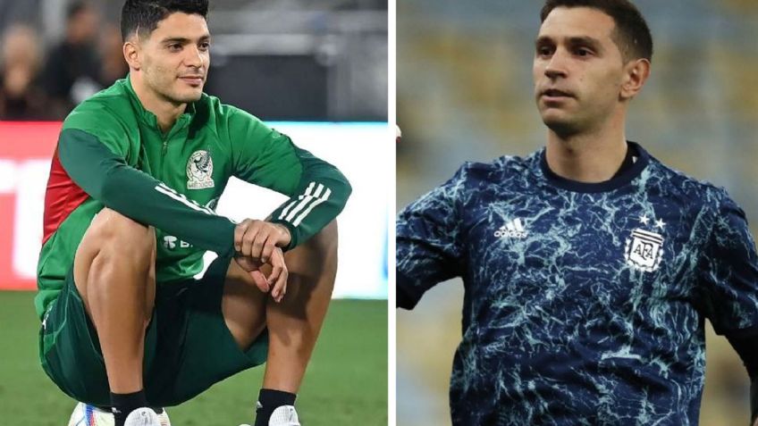 Raúl Jiménez reta al 'Dibu' Martínez a taparle un penal: "Para que vea que no es tan fácil"