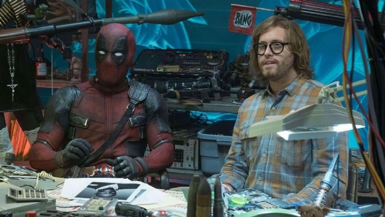 Ryan Reynolds y TJ Miller en el rodaje de 'Deadpool 2'