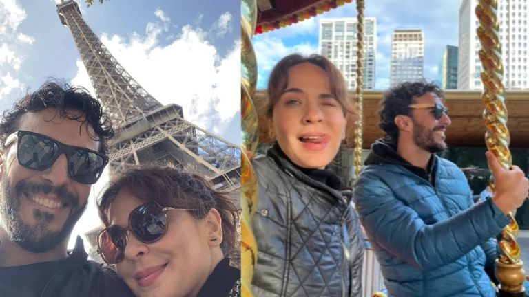 Adriana presume viaje por Europa con su esposo