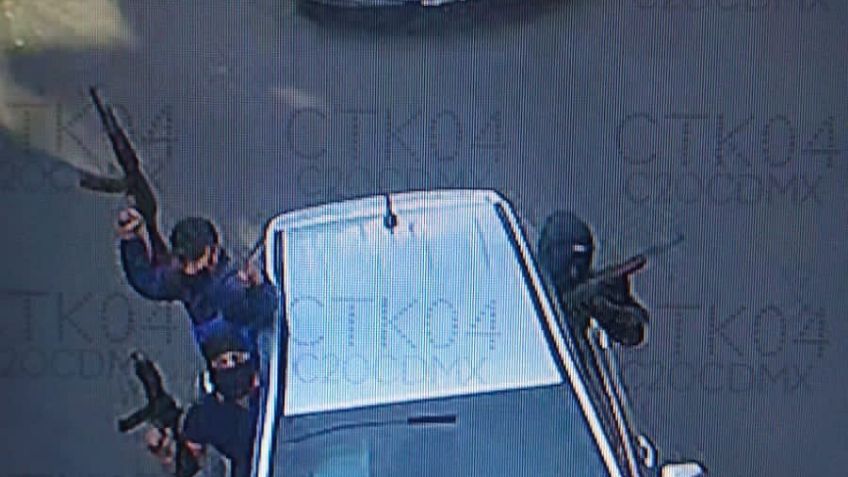 Terror en la CDMX: Cámaras captan a encapuchados con armas largas en Milpa Alta