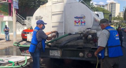 Suministro de agua en la CDMX: La alcaldía Miguel Hidalgo se prepara con pipas