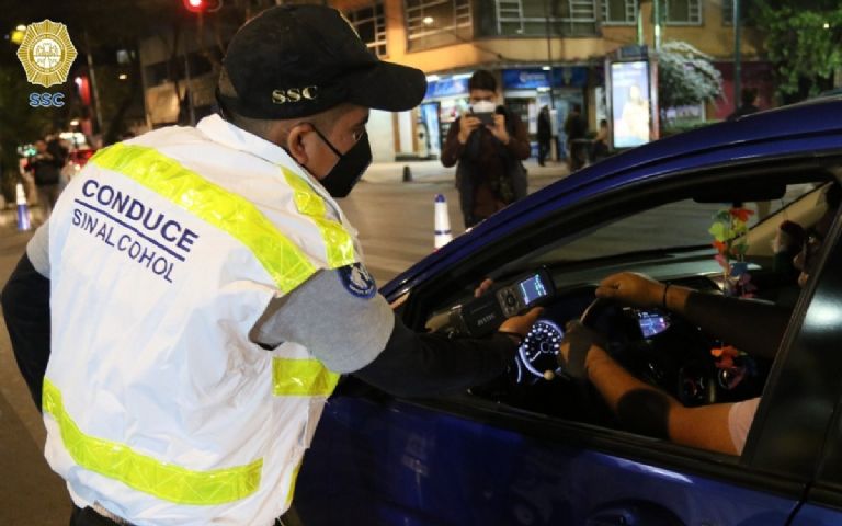 Alcoholímetro en la CDMX 