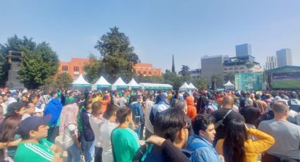 5 mil aficionados vivieron el México vs Polonia en el Monumento a la Revolución