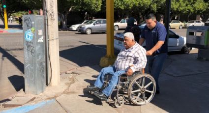 Regidor exhibe pésima infraestructura en rampas para discapacitados en Ciudad Obregón