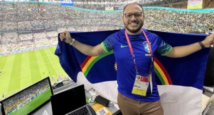 Periodista brasileño es agredido en Qatar, confundieron su bandera con la del movimiento LGBT