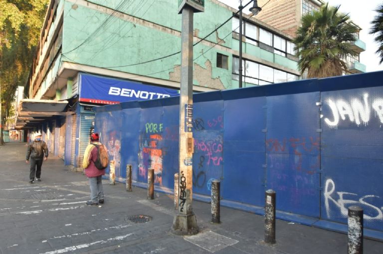 Vallas en el Centro Histórico