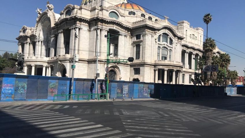 El Centro Histórico ya está blindado de cara al 25N; Regresan las vallas metálicas
