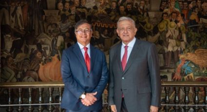 Gustavo Petro cierra visita de mandatarios de AL a Palacio Nacional; celebra vínculo con México