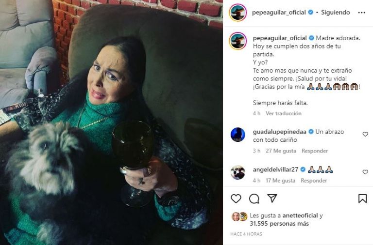 Publicación de Pepe Aguilar