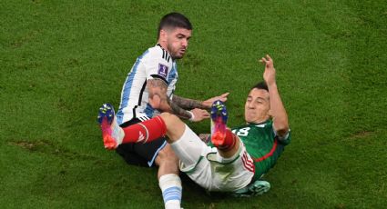 ¡Lesionado! Andrés Guardado tuvo que salir del Argentina vs México por una molestia