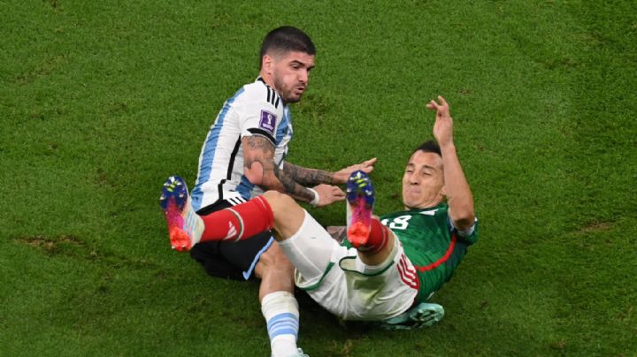 ¡Lesionado! Andrés Guardado tuvo que salir del Argentina vs México por una molestia