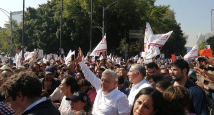 FOTOS: AMLO encabeza marcha de la 4T; Sheinbaum, Ebrard, Durazo y más funcionarios, presentes