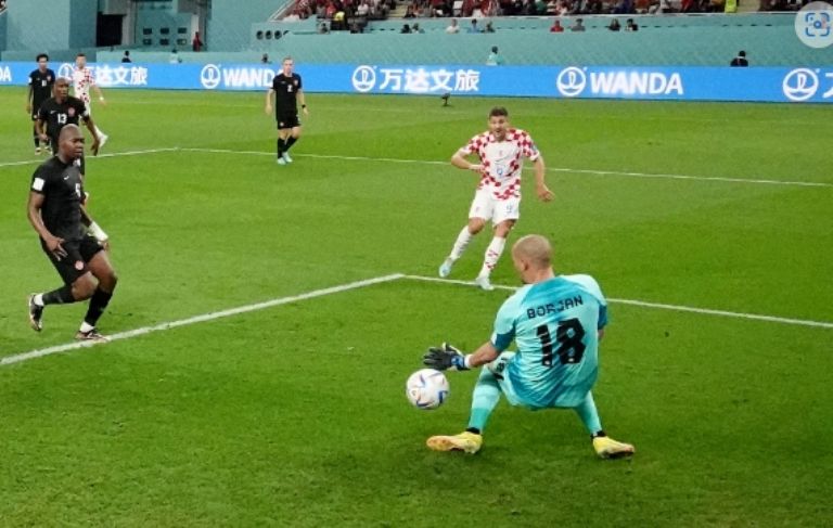 Primer gol de Croacia. Foto: Internet