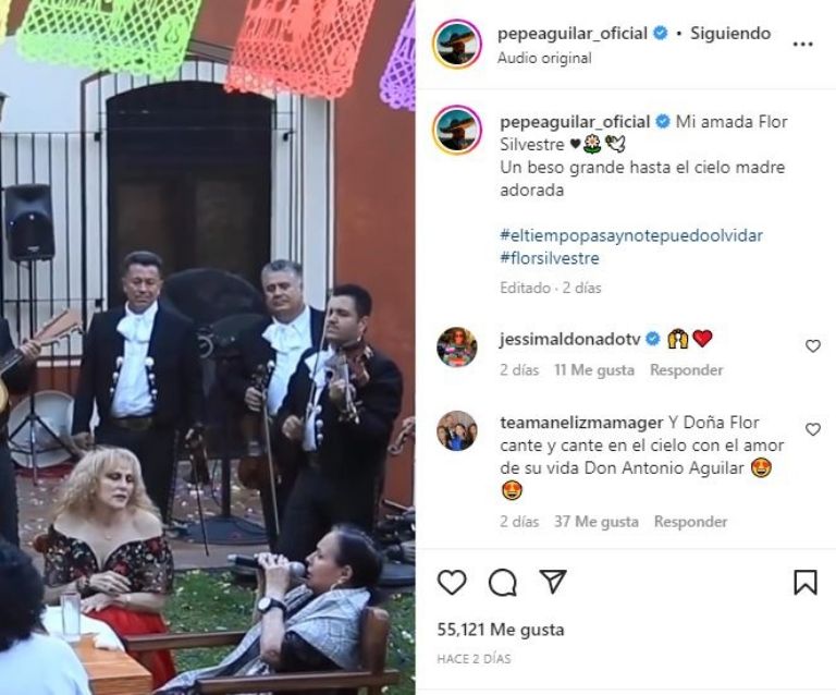 Publicación de Pepe Aguilar