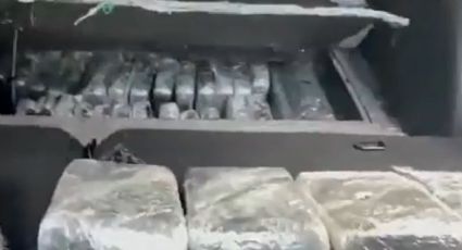 ¡Histórico decomiso! Encuentran 50 kilos de cocaína al interior de un vehículo en CDMX