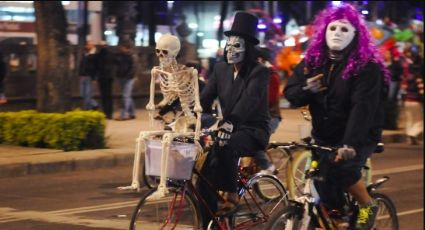 Para despedir eventos de Día de Muertos, esta es la ruta del Paseo Nocturno en Bici de CDMX