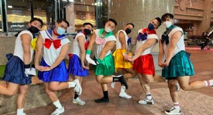 Lo castigaron "en el nombre de la luna": Hombres vestidos de 'Sailor Moon' protagonizan pelea