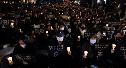 Tras estampida humana en Corea del Norte, miles salen a las calles para pedir renuncia del presidente