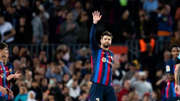 Con triunfo, playera especial y lágrimas, así se despidió Gerard Piqué del futbol