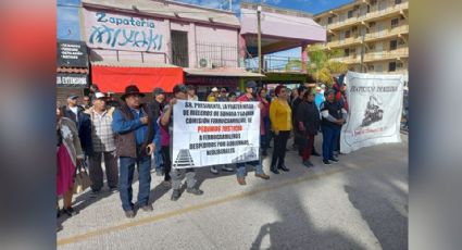 Exferrocarrileros se manifiestan al no tener respuesta por AMLO; lo han visto 3 veces