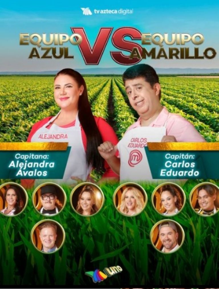 El equipo perdedor de 'MasterChef Celebrity' fue el de Carlos Eduardo Rico. Foto: Instagram