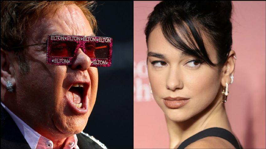 Conmoción en la música: Elton John no se guarda nada y le manda tremendo mensaje a Dua Lipa