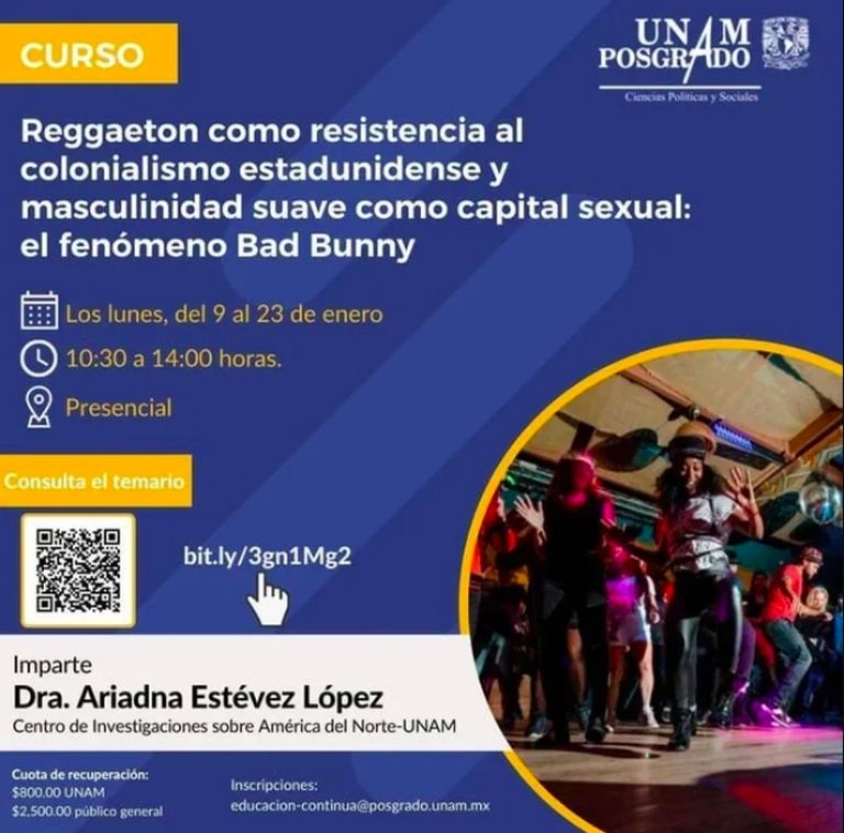 Curso UNAM Bad Bunny 