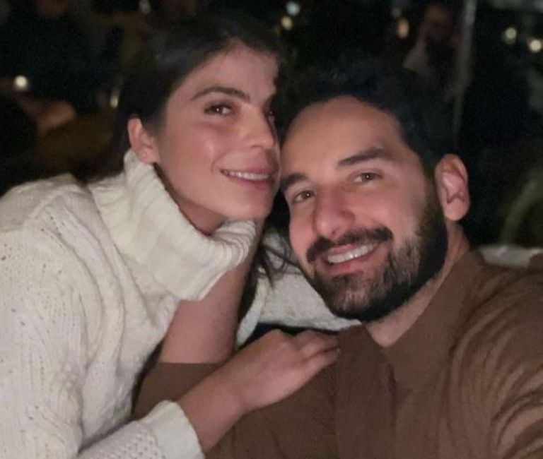 Esmeralda y su novio