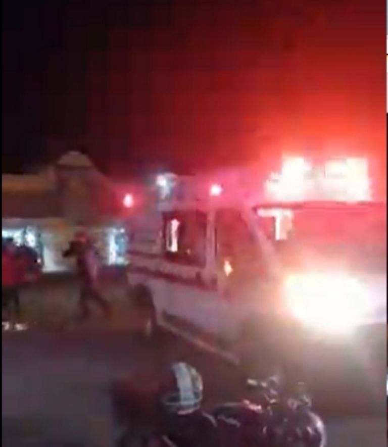 Autoridades se movilizaron por un accidente en el Centro de Ciudad Obregón, Sonora. Foto: Facebook