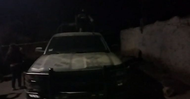 Autoridades llegan al sitio