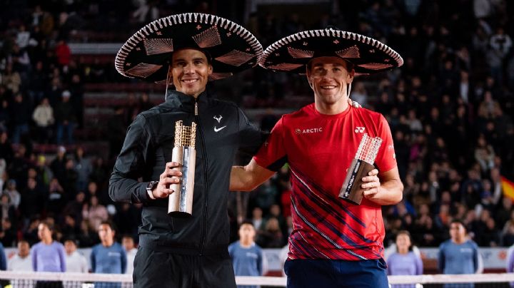 Rafael Nadal triunfa en su juego en México; fue el último del español en el país
