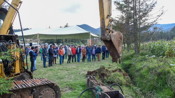 Con proyecto de drenaje benefician a comunidad indígena del Estado de México
