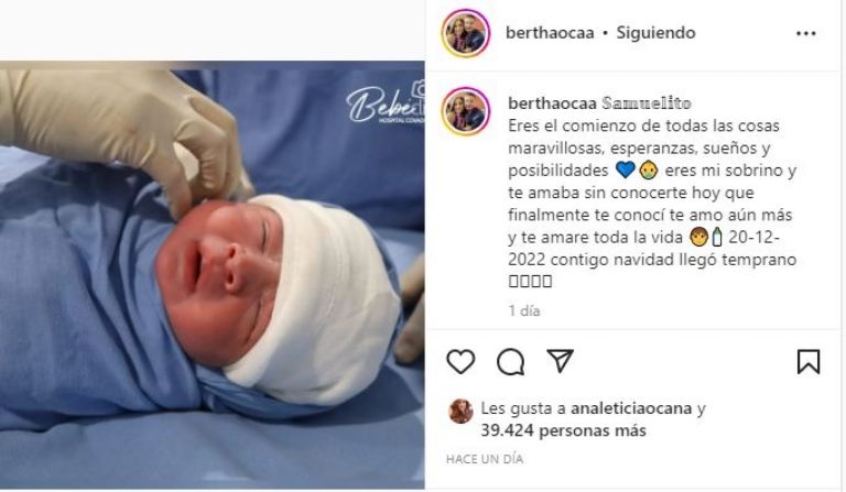 Publicación de Bertha Ocaña