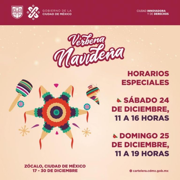 Horario de la Verbena navideña