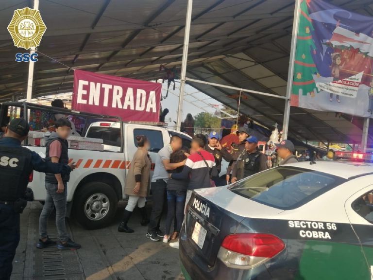 Joven rescatada en Iztapalapa