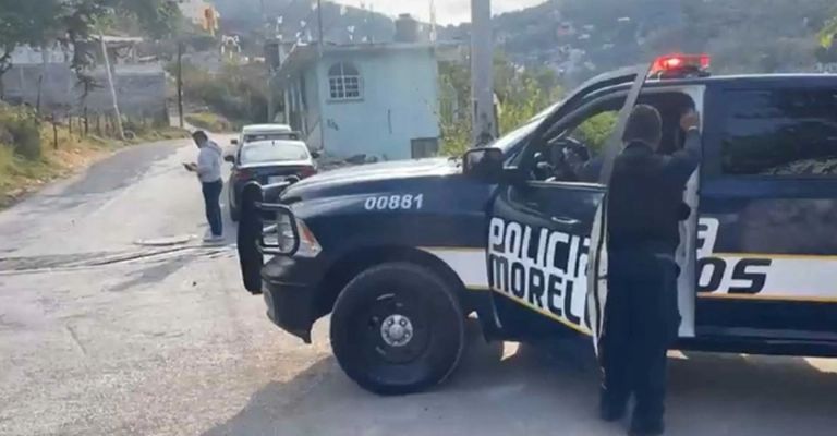 Autoridades llegan al sitio