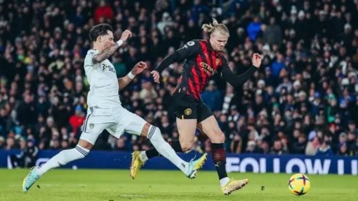 Manchester City vence a Leeds United con gol de Haaland que impone nueva marca