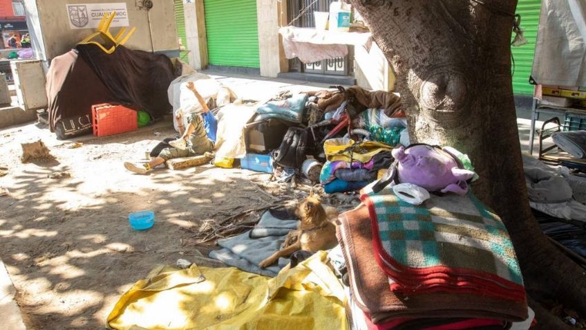 La Cuauhtémoc exige al Gobierno de la CDMX retirar a personas sin hogar del Metro Hidalgo