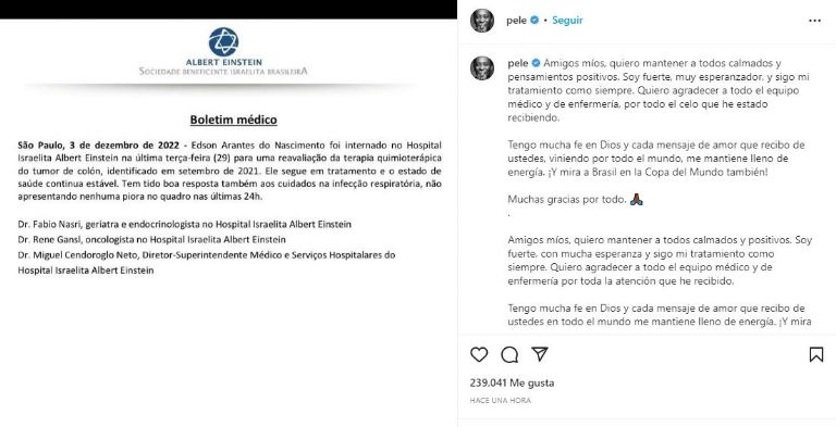 Publicación de Pelé