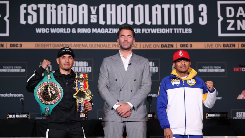 'Gallo' Estrada vs 'Chocolatito' González: El sonorense quiere cerrar trilogía con victoria; hora y dónde ver