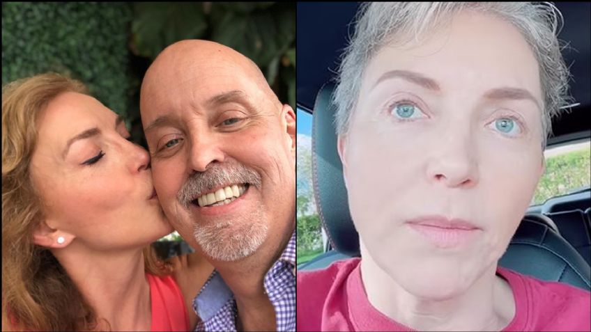 Tras huir del narco y varias cirugías, actriz aparece al borde del llanto y da noticia de su marido