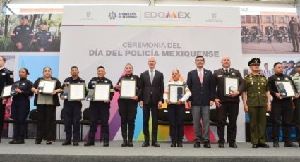 Alfredo del Mazo reconoce a la policía del Estado de México por su crecimiento